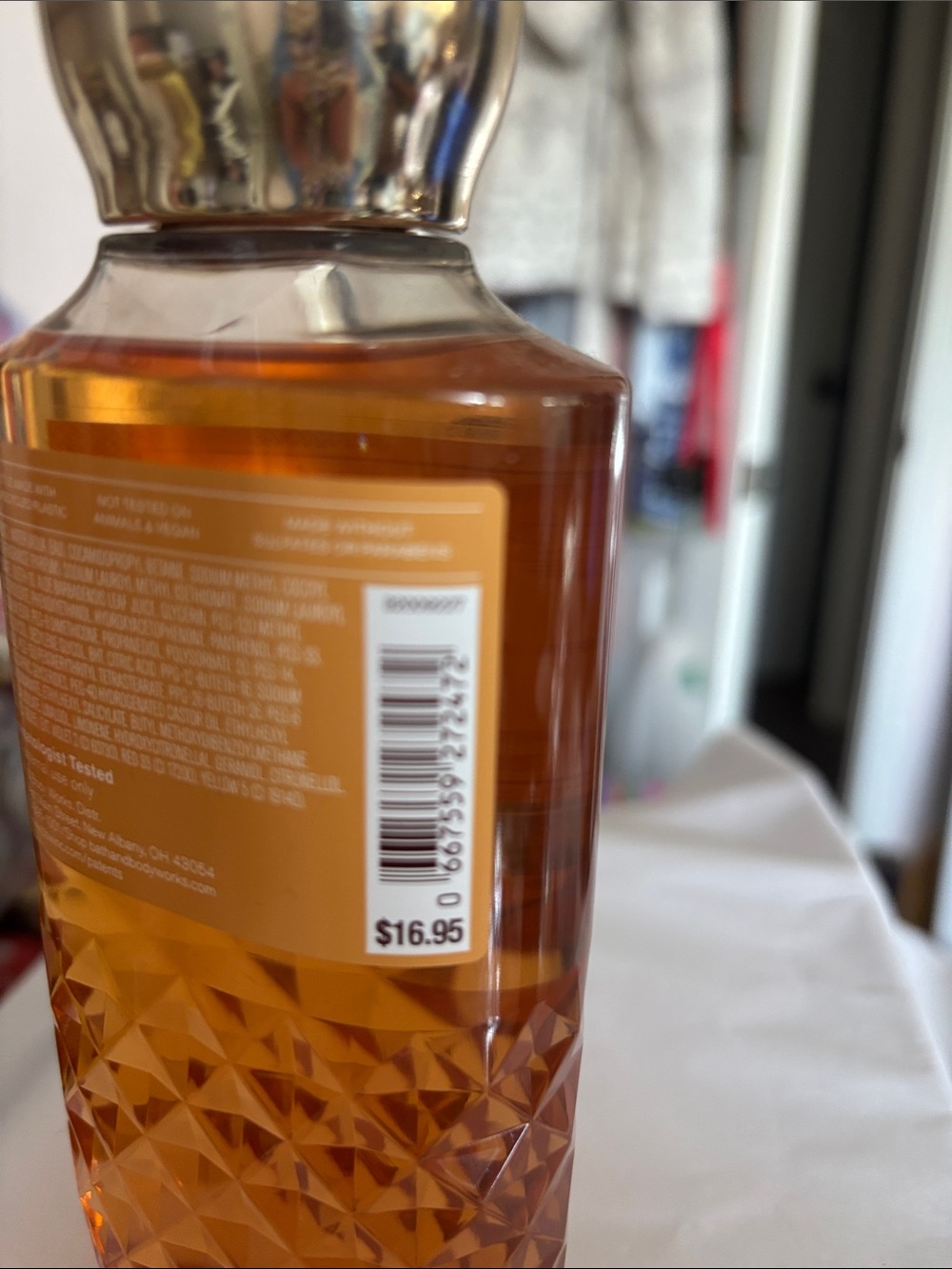 Bath & Body Works Gingham Glow Body Wash — Amber - Picture 3 of 3